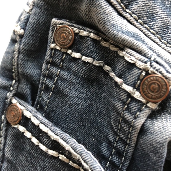 Vintage True Religon Bermuda Jean Shorts - Picture 11 of 16